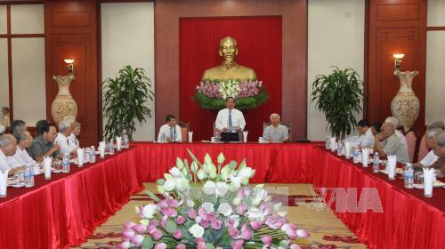Đồng chí Lê Hồng Anh gặp mặt đoàn cựu thanh niên xung phong ảnh 1